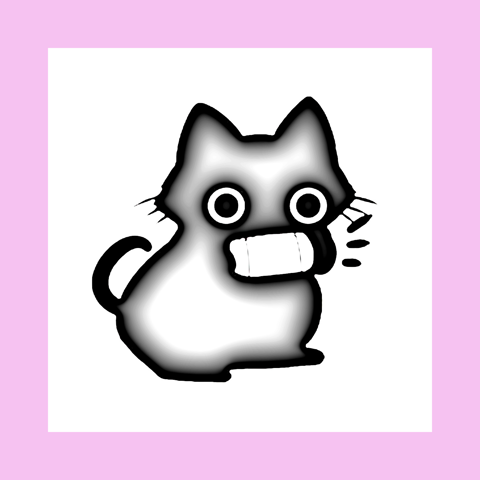 Stunning shiny mystery cat gallery-quality fine art print. - Woostardom's Ko-fi Shop thumbnail