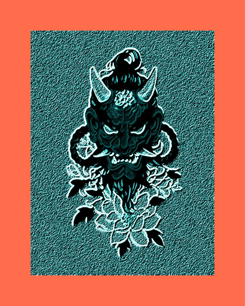 Mystery lord of dragon artistic gallery quality fine art print. Awesome Rave!  - Woostardom's Ko-fi Shop thumbnail
