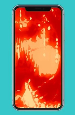 Stunning artistic red flame landscape eye-catching and relaxing! - Woostardom's Ko-fi Shop thumbnail