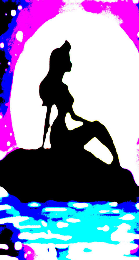 Stunning mystery mermaid shiny moon eye-catching and relaxing! - Woostardom's Ko-fi Shop thumbnail