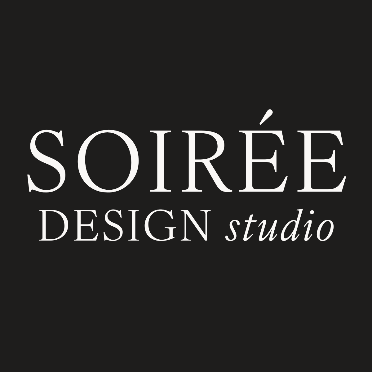 Soir e design studio bio site