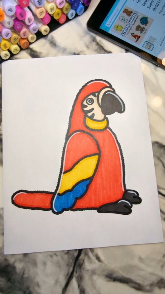 Cute Parrot 🦜 Stuffy 

This page is part of "Stuffed Animals Coloring Book" by Cozy Days. Available on Amazon 📦 

#CozyD