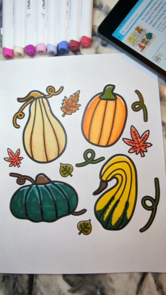 Gorgeous Gourds 😍

This page is part of "Fall & Halloween Coloring Book" by Cozy Days. Available on Amazon 📦 

#CozyDays