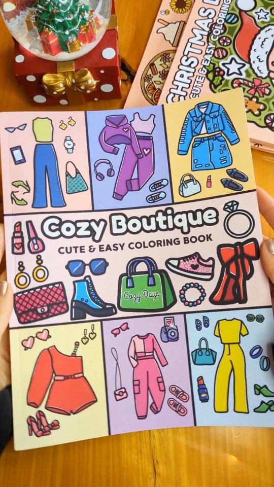 Introducing "Cozy Boutique" a fancy & cute boutique for you to color. Featuring beautiful outfits for any occasion, purs