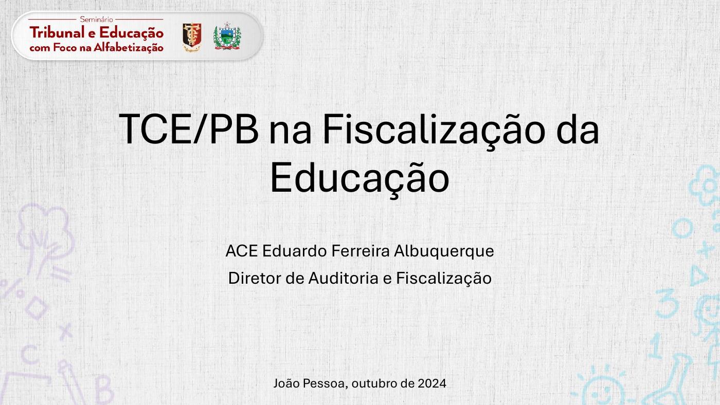 TCE na Fiscalização da Educação thumbnail