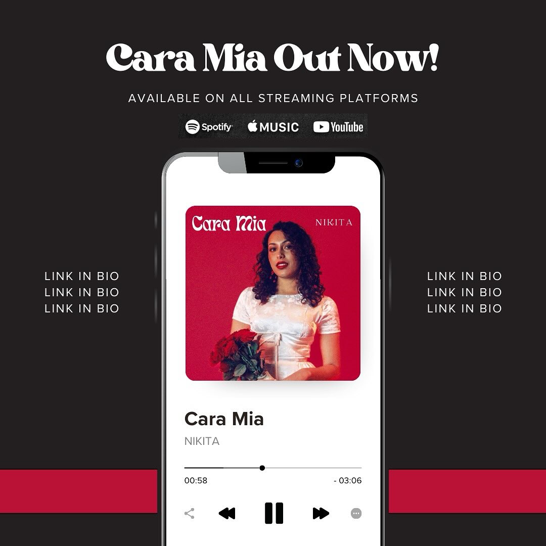 CARA MIA - OUT NOW! 🥀

Available on all streaming platforms. Have a listen! 

Thank you to everyone involved in this son