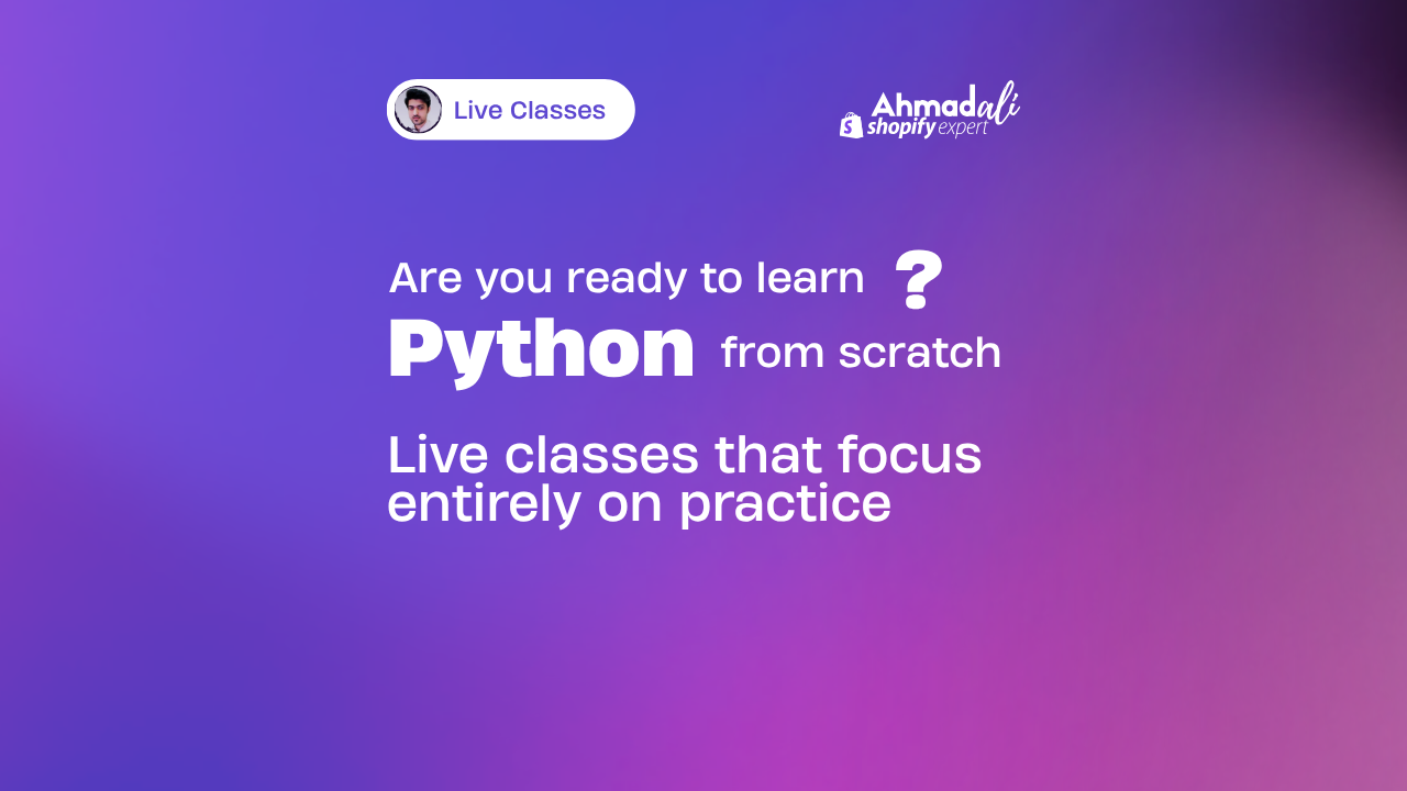 Enroll Now for Python! thumbnail