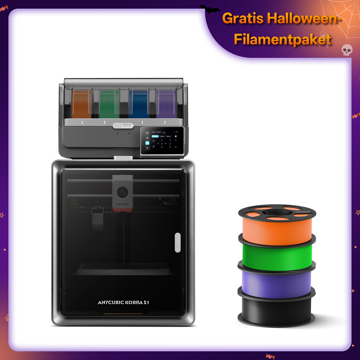 Anycubic Kobra S1 Combo: Günstiger Multicolor-3D-Druck | Anycubic thumbnail