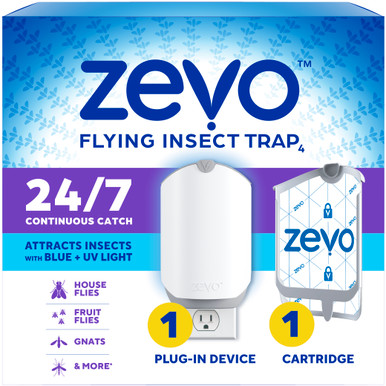 Flying Insect Trap, Fly Trap (1 Plug-In Base + 1 Cartridge) thumbnail