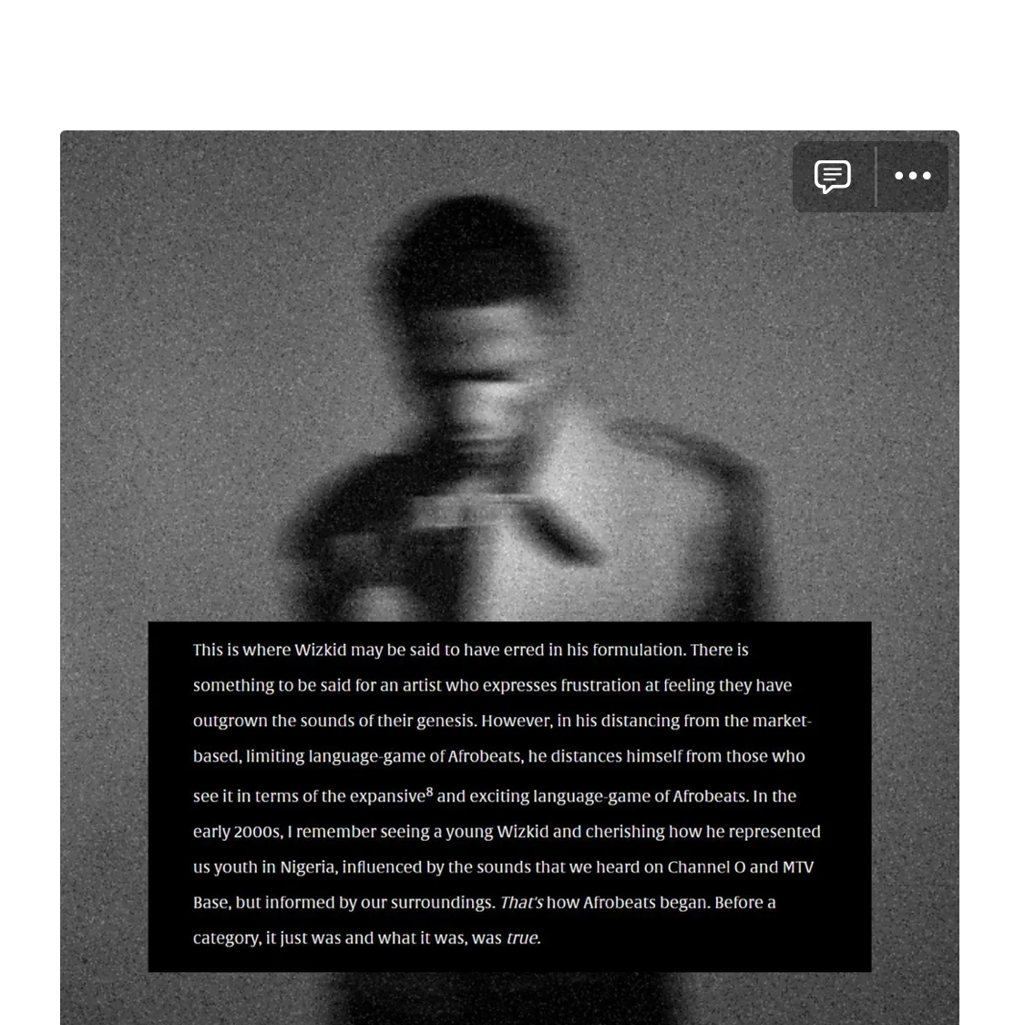Essay: Afrobeats and the Philosophy of Language for Jupiter Magazine thumbnail