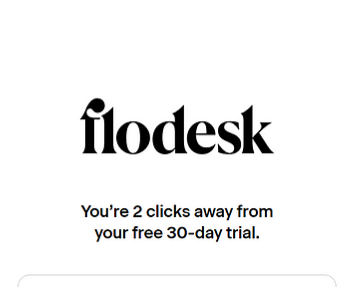 50% off your first year of Flodesk thumbnail
