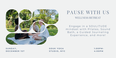 Pause With Us Wellness Retreat - Dec 4th  thumbnail