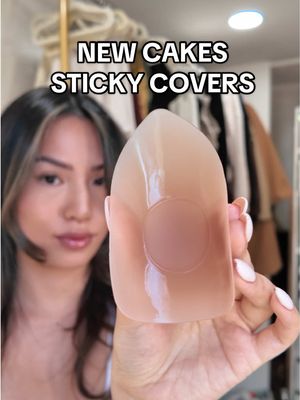 @CAKES Body > bras this summer! reusable, sticky and secure - without losing skin 👏  [ wearing size OG, in caramel ]