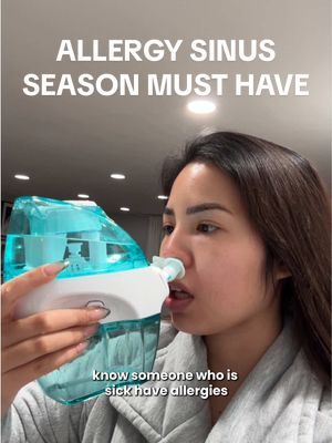 If allergies got you down or you got that post music festival cold, this nasal rinse is the best! This cuts down on sinu