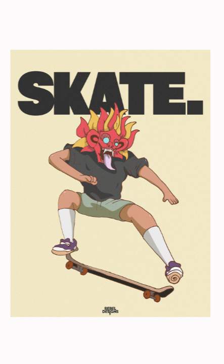 The timeless traditions of Yaka masks lending themselves to skaters and contemporary sub cultures. thumbnail