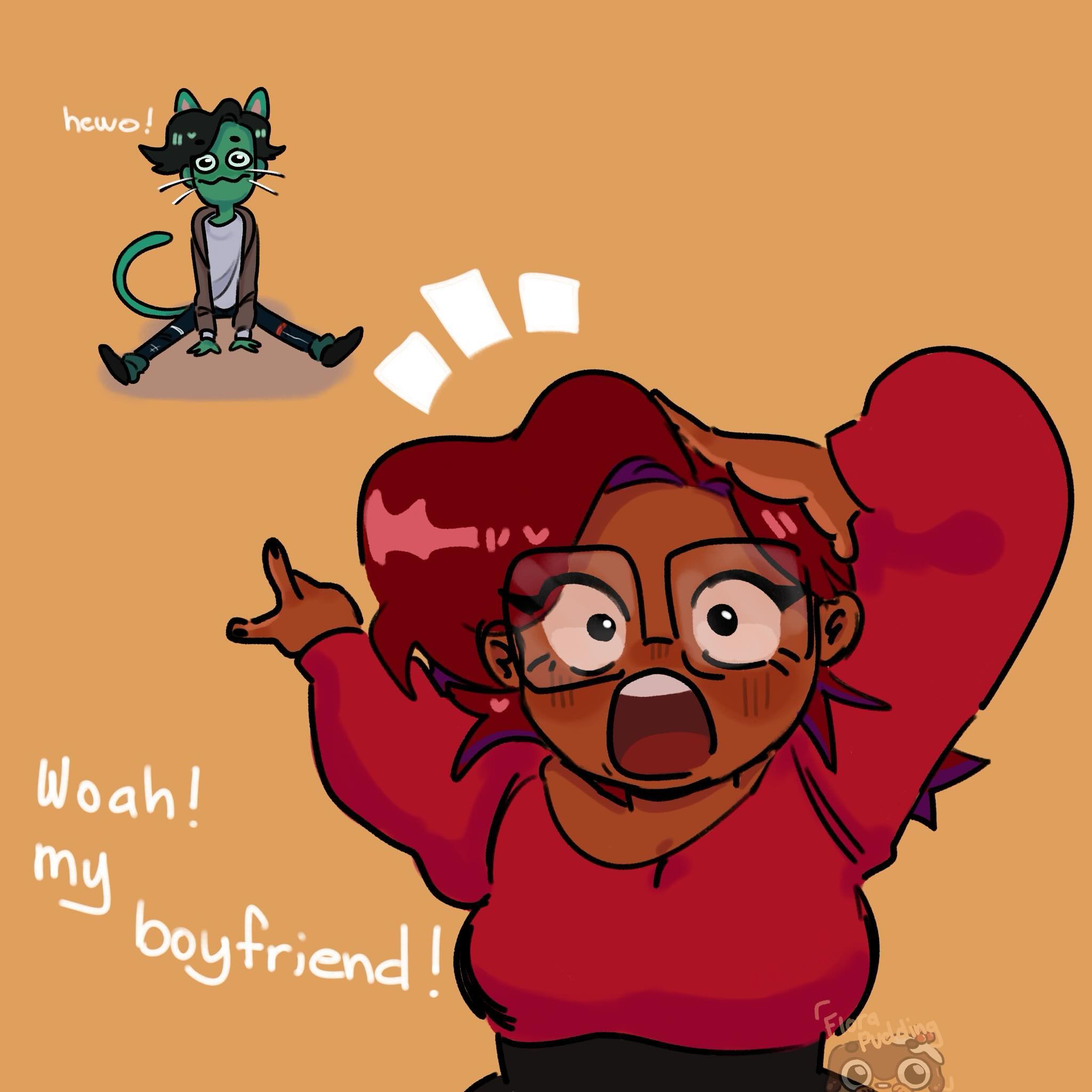 WOAH LOOK OUT MY BOYFRIEND A FURRY /jk

#artwork #furry #joking #doodle #boyfriend #art #cuteart