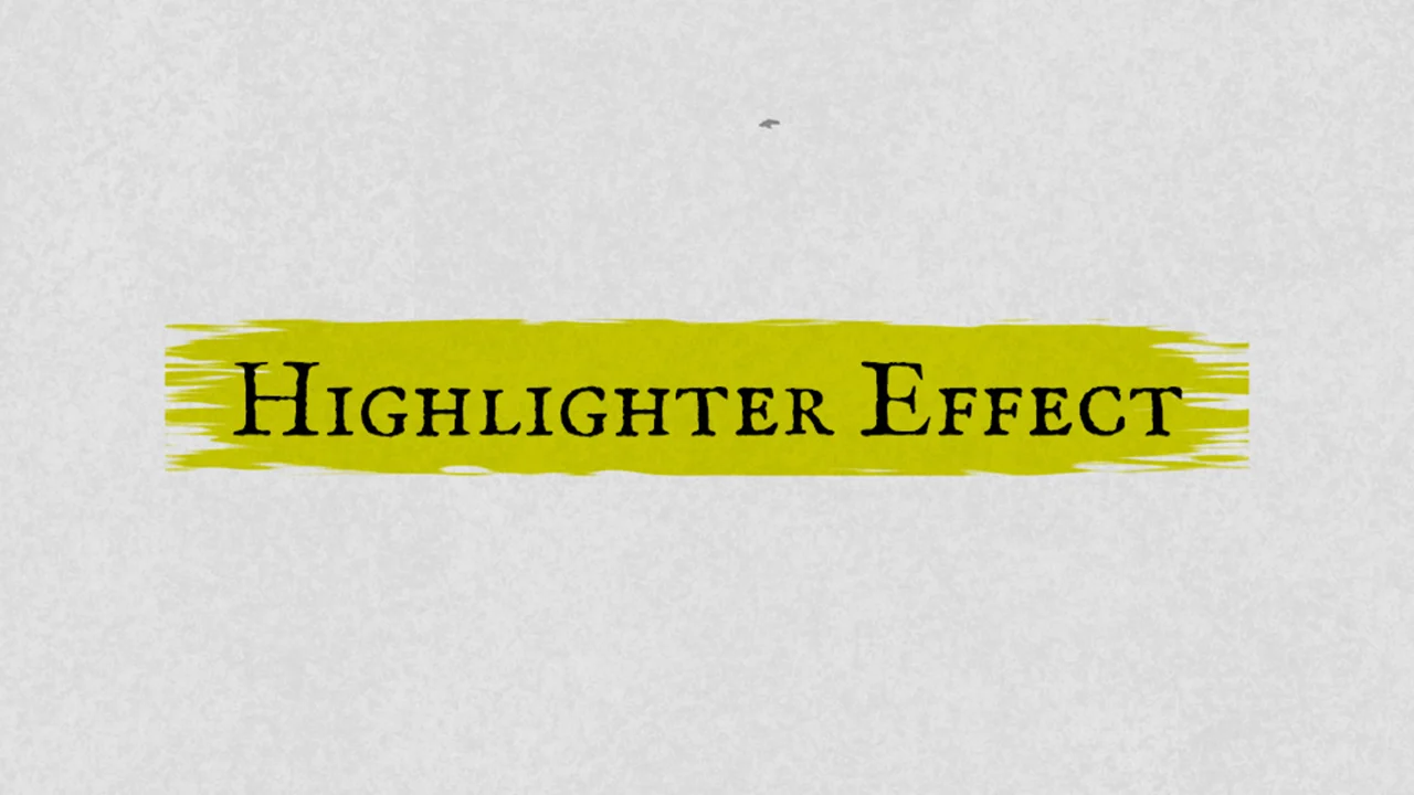 Free Highlighter Preset for Premiere Pro thumbnail