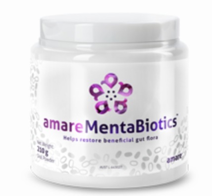 Amare MentaBiotics: helps restore beneficial gut flora, supports healthy emotional balance and mood. thumbnail