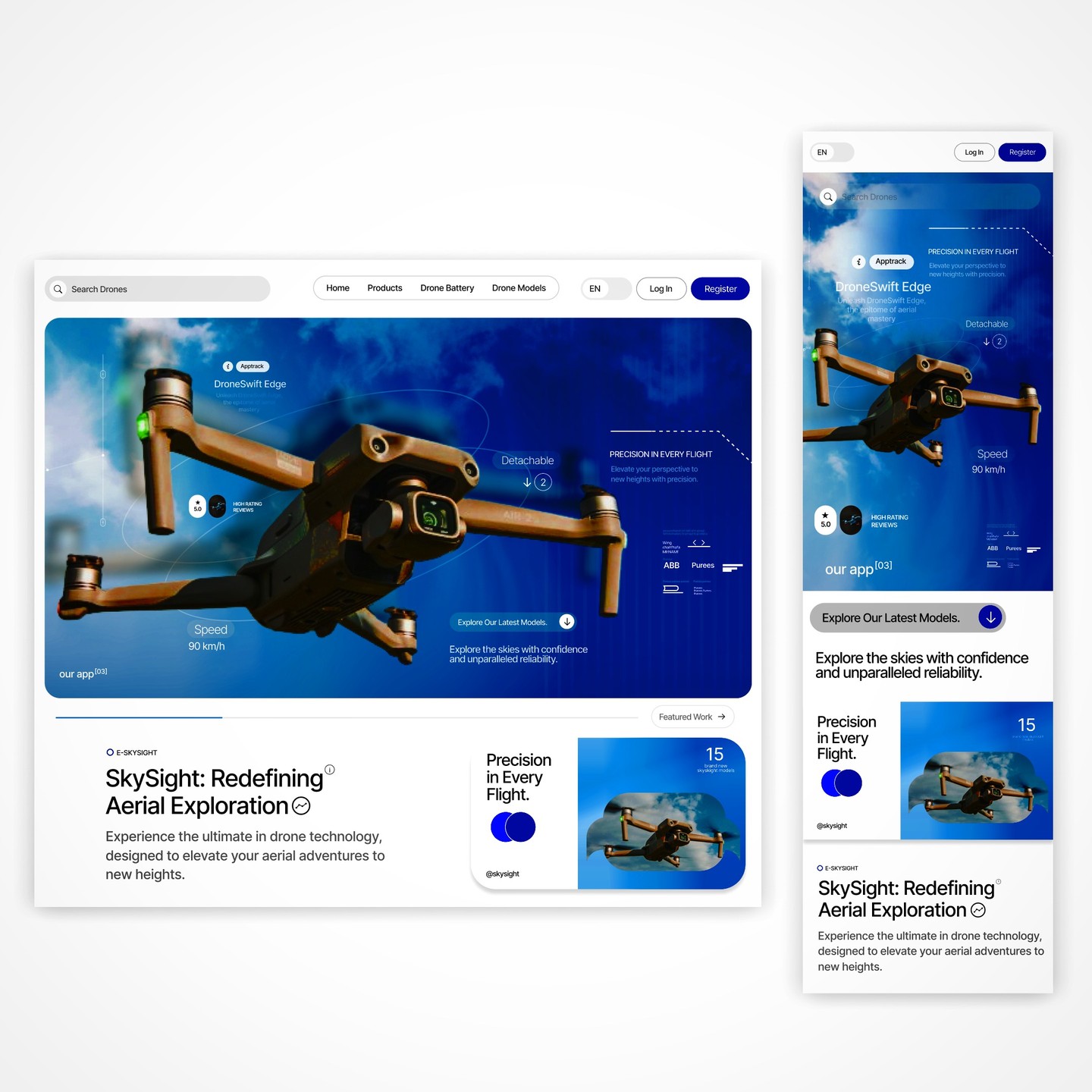 Hello Everyone!! Check out this cool design concept we made for a drone website!

Follow Us @qeilowdev
---------
💻 Let's