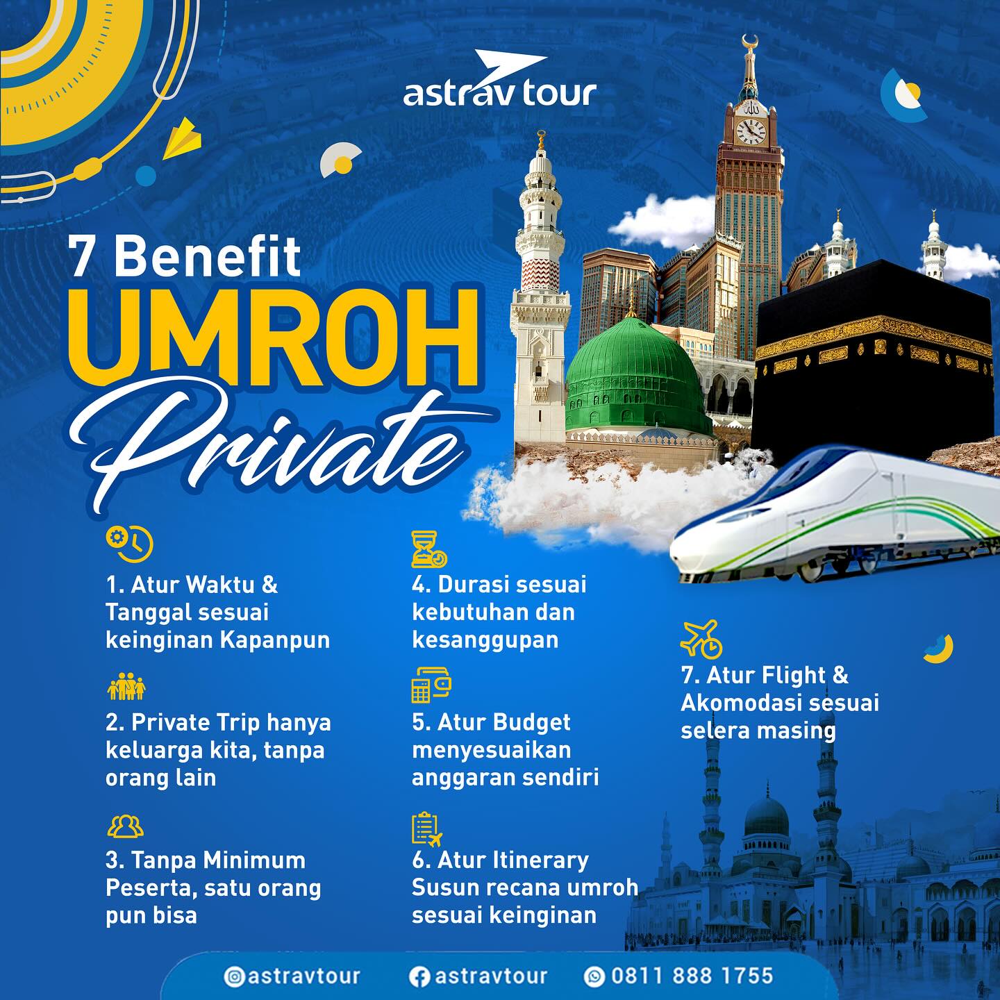 ✨UMROH PRIVATE✨: Ibadah Nyaman & Sesuai Keinginanmu! 🕋

Nikmati pengalaman Umroh Private yang eksklusif, sesuai dengan w