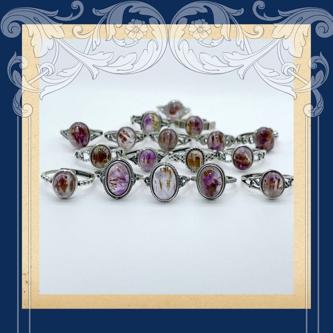 Auralite23 & 925 Sterling Silver Rings thumbnail