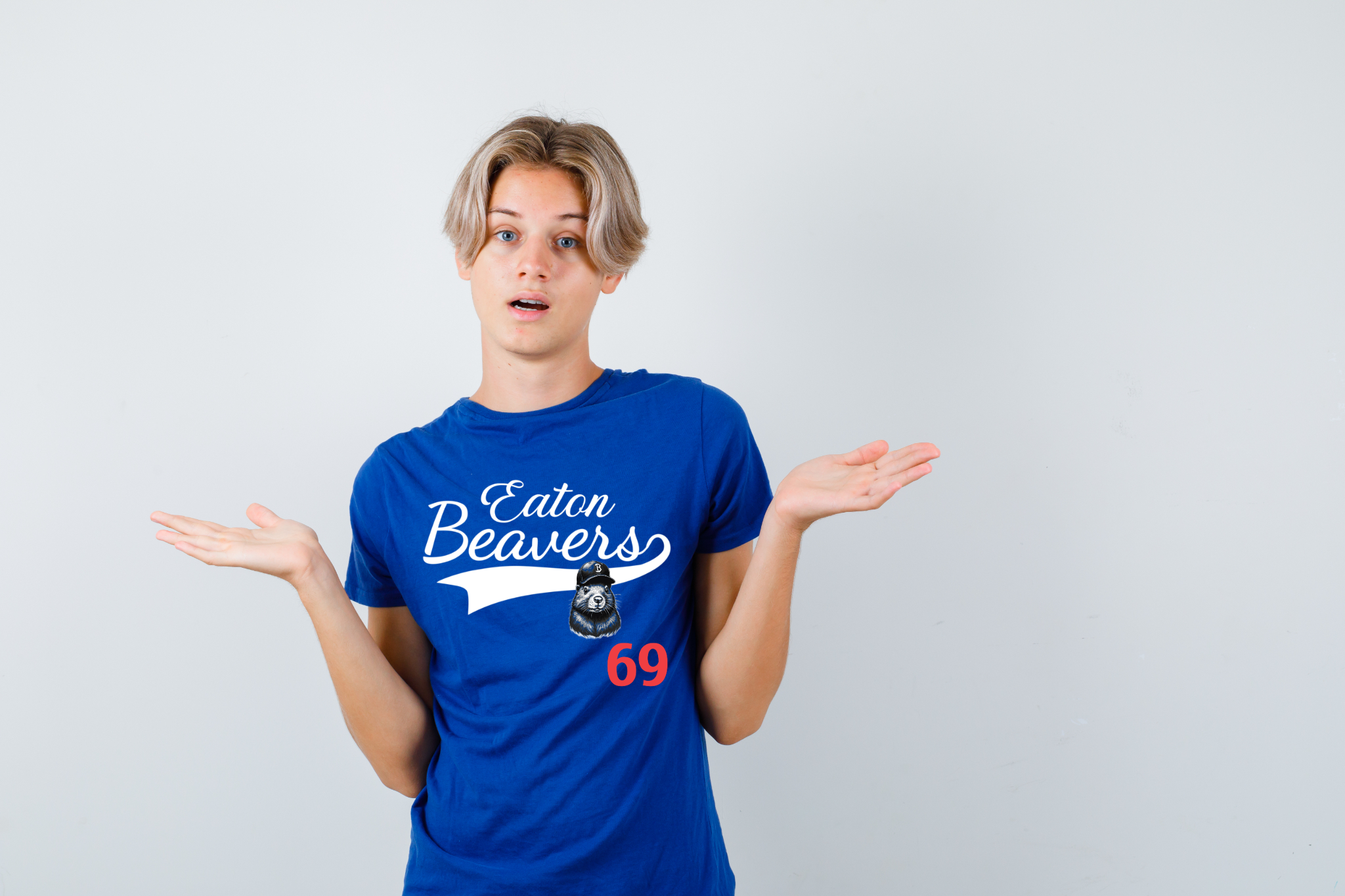 Eaton Beavers 69 Baseball T-Shirt thumbnail