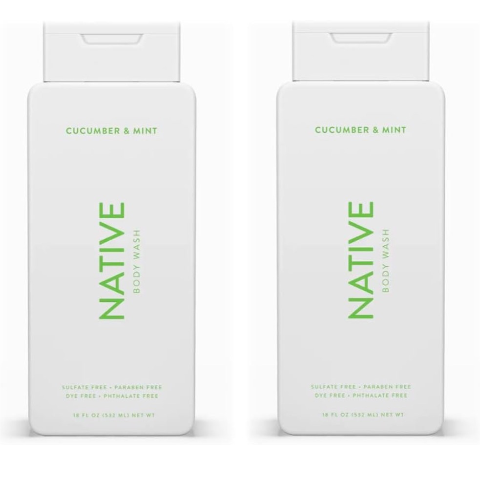 Native Body Wash Cucumber & Mint 18 oz - 2 Pk thumbnail