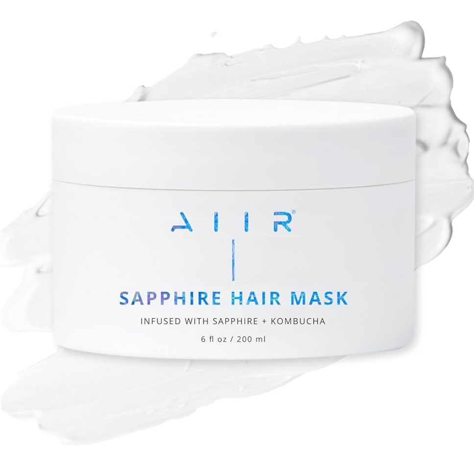 AIIR Sapphire Mask - Deep Conditioning Hair Treatment for Damage Hair Repair, Hyaluronic Acid Hydrates & Moisturizes Dry Hair, Strengthen and Smooth Frizzy Hair, Color Safe thumbnail