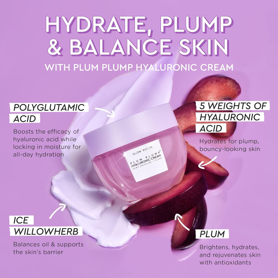 Glow Recipe Plum Plump Hyaluronic Acid Moisturizer thumbnail