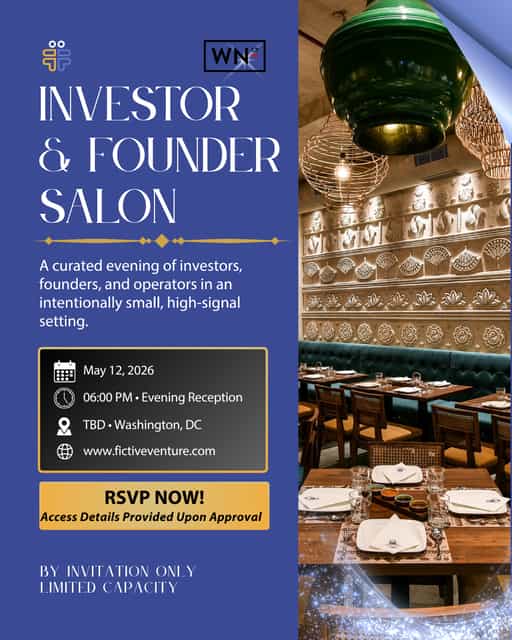 INVESTOR & FOUNDER SALON - WASHINGTON, DC | Fictive Ventures | Tue, May 12, 2026 thumbnail
