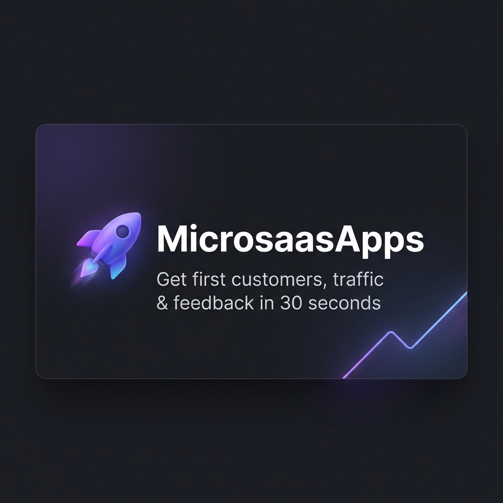 Get first customers, traffic, reviews & feedback for Micro-SaaS | MicroSaaS Apps thumbnail