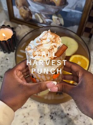 make a fall harvest punch with me ft @wildwonder guava rose pre + probiotic drink 🍁🎃🍂  Recipe: apple cider, Wildwonder G