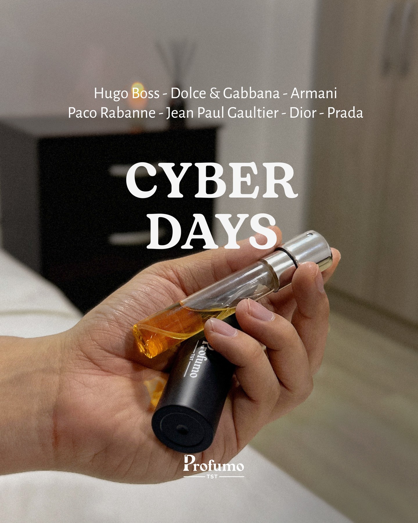 !CyberDays en Profumo TST! 

Aprovecha nuestro 10% de descuento y prueba perfumes como Le Beau EDT, Stronger With You In