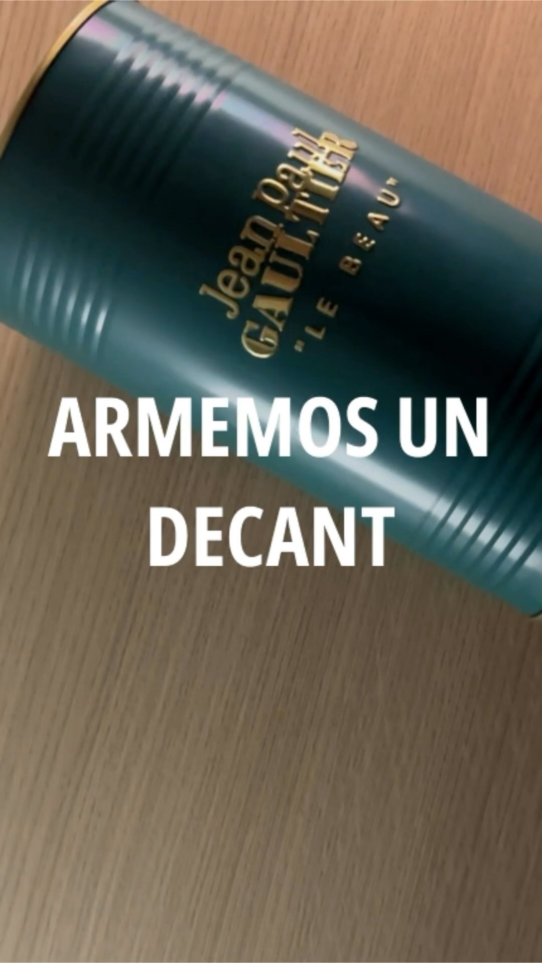 Acompáñanos a armar un decant Profumo ❤️‍🔥. #profumotst #decant #lebeau #decantsdeperfumes #perfumesmasculinos #jeanpaul