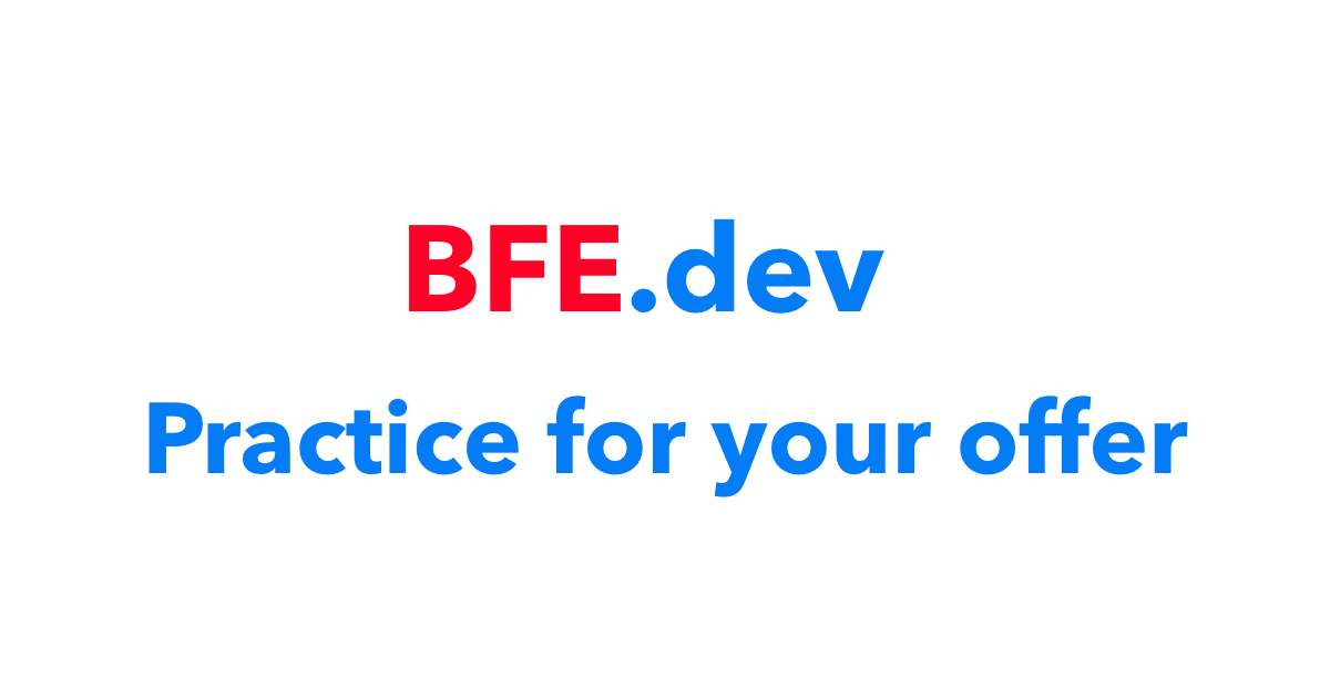 SubmitSaaS | BFE.dev - prepare for Front-End job interviews. thumbnail