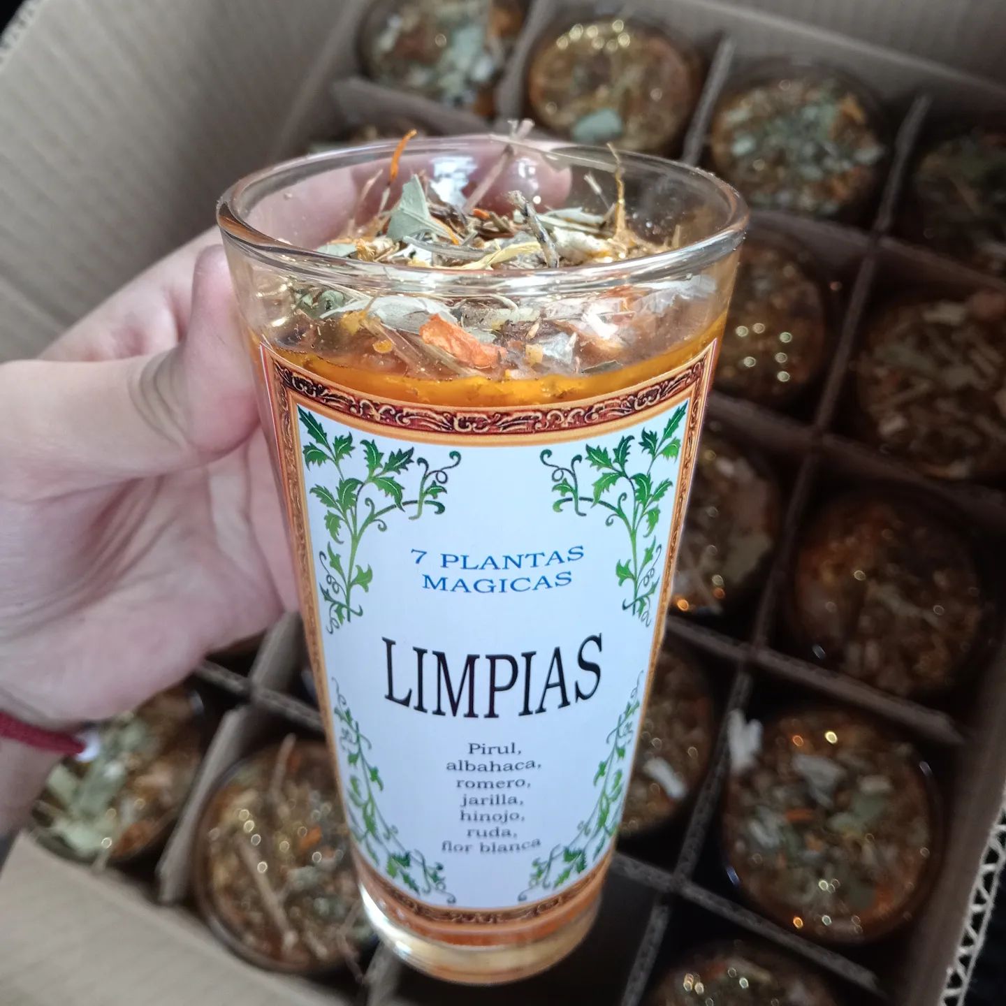 Veladora ideal para prender posterior a una limpia energética. ✨