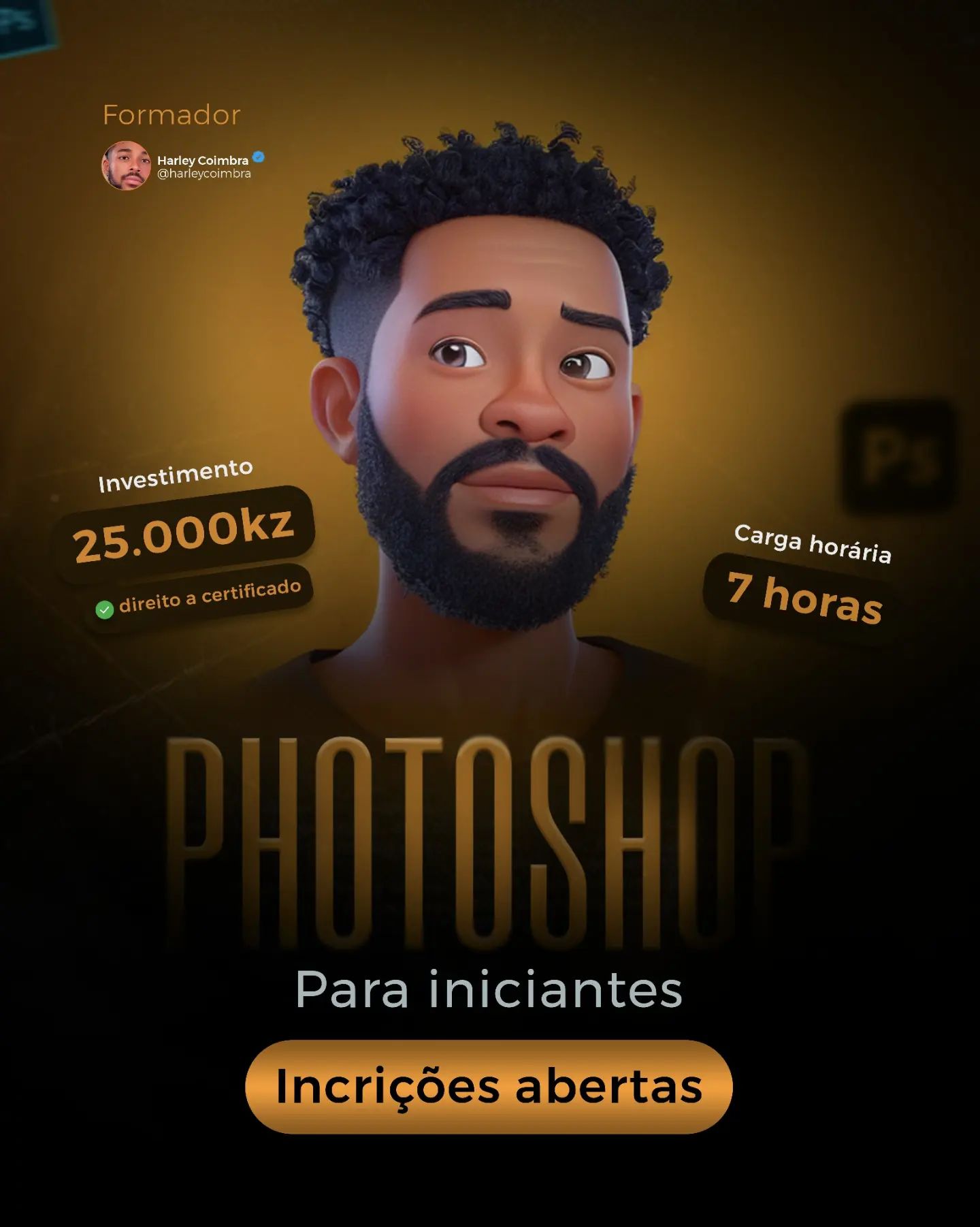 Já pensou em começar a faturar mais de 300 mil kwanzas em 1 mês com design ?  Isso mesmo. É possível e eu sou a prova di