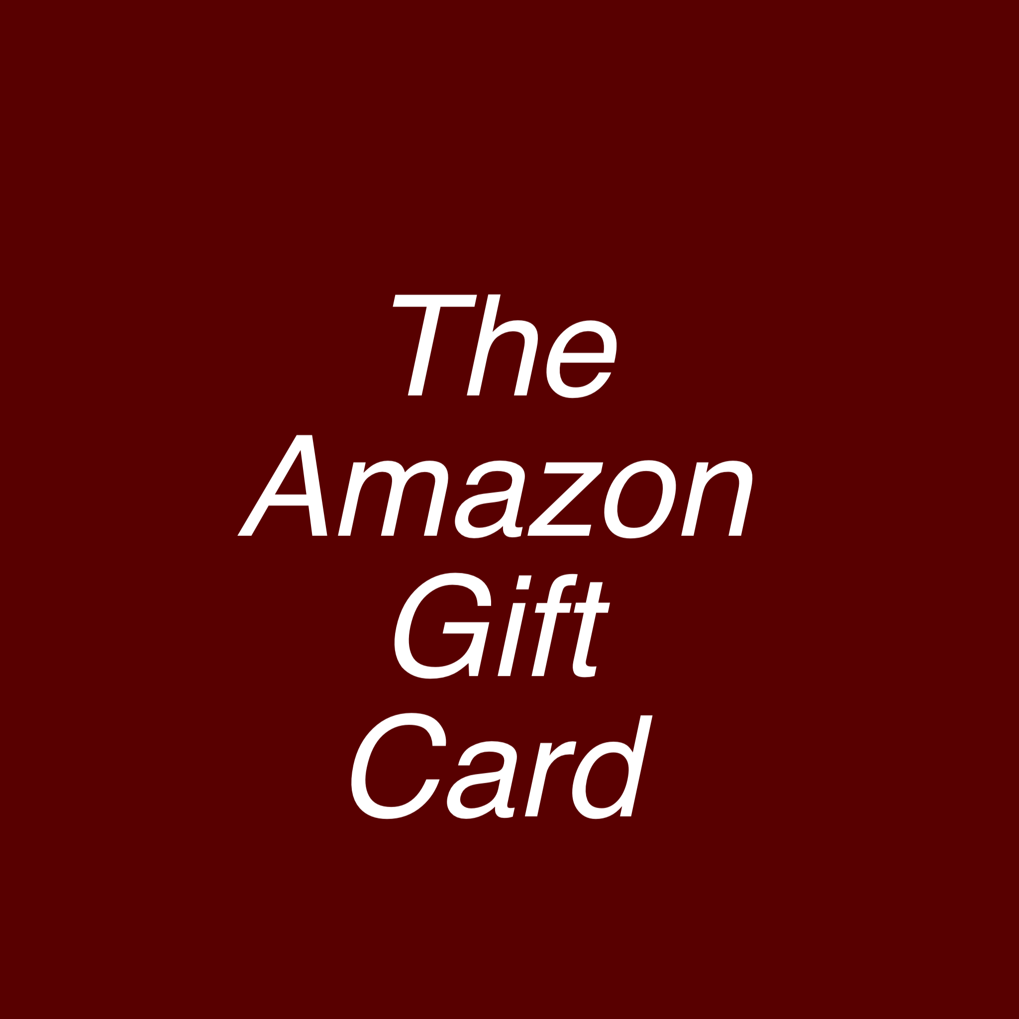 Some people are just really hard to buy for ~ Try the Gift Card for Amazon  thumbnail