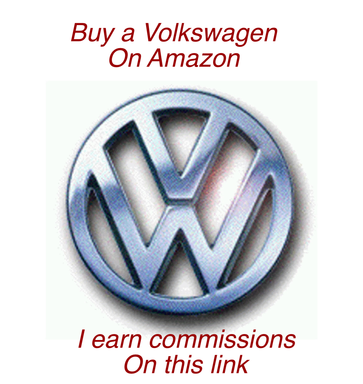 Buy a Volkswagen online through Amazon with this Link. thumbnail