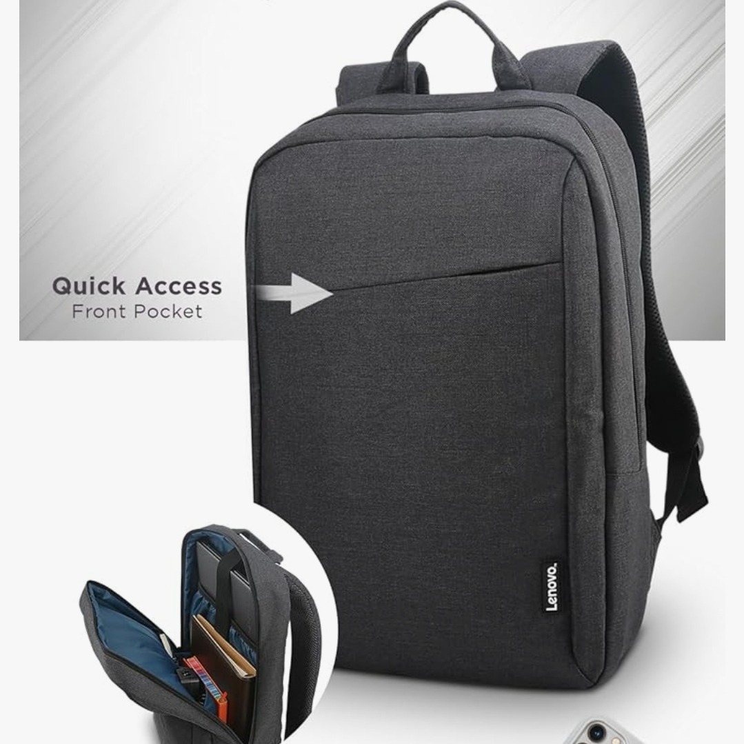 Mochila Lenovo Casual B210 Preta para notebook de até 15.6" GX40Q17225 | Amazon.com.br thumbnail
