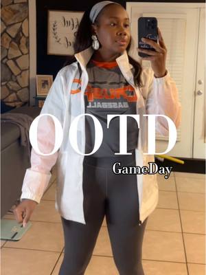 Outfit #1:  Earrings - @carringtoncoboutique  Jacket - Team Custom  Shirt - RLB Creations  Leggings - Nike  Shoes - Nike