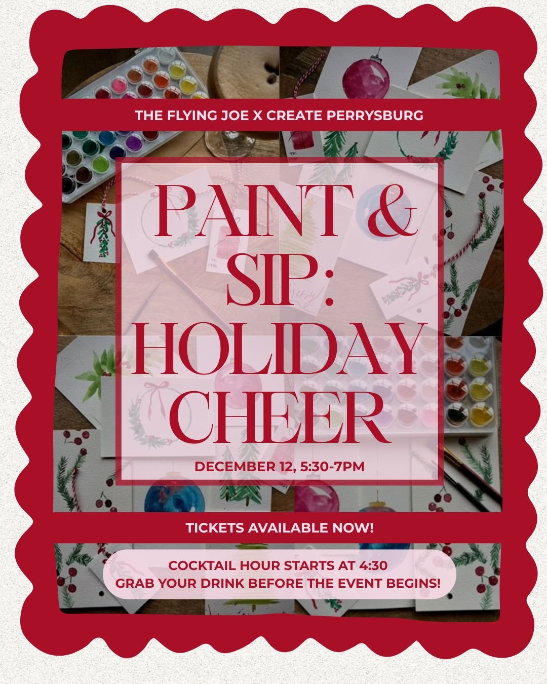 Paint & Sip - Holiday Cheer — The Flying Joe thumbnail