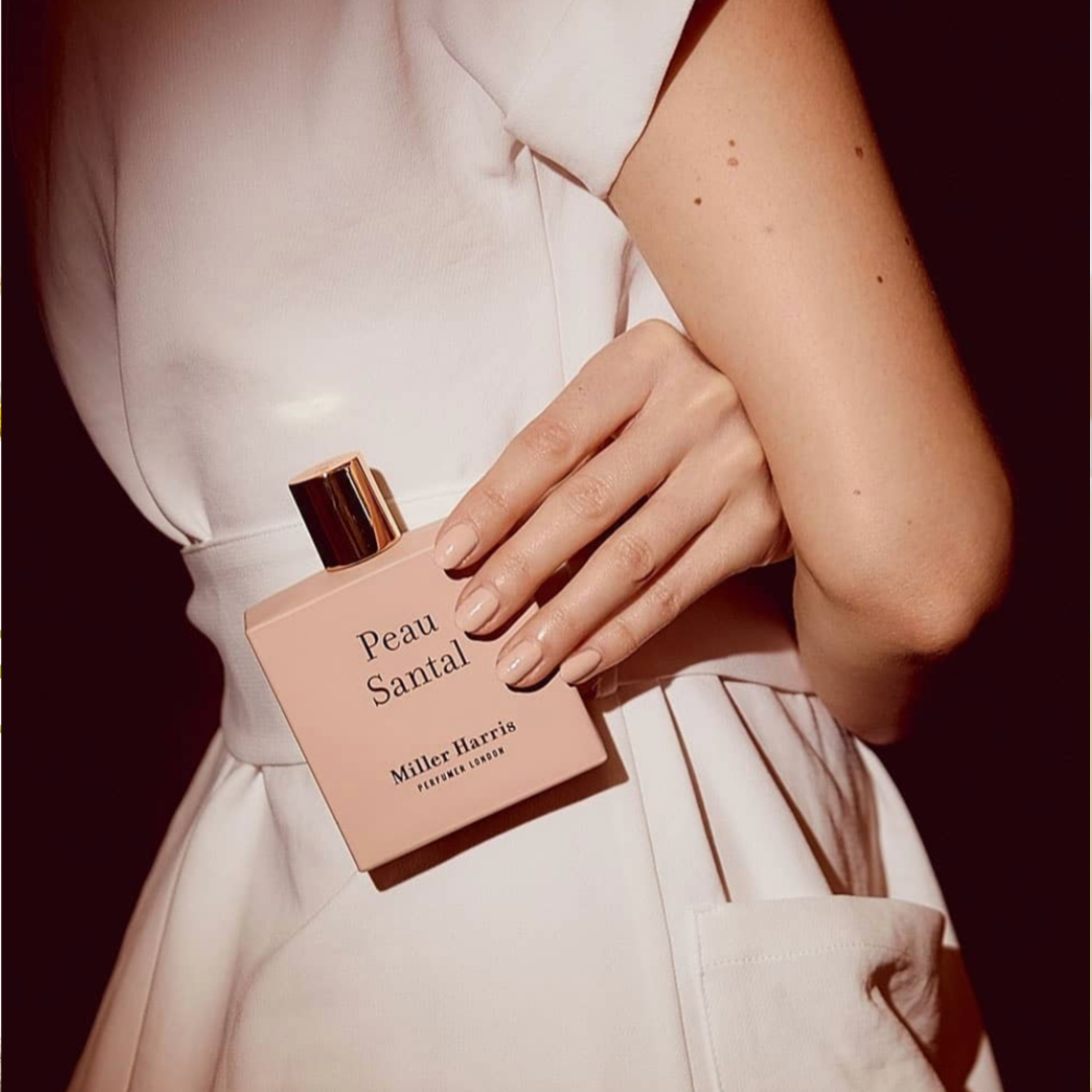 Peau Santal: Sandalwood and pink pepper envelop the skin in a warm and seductive richness #BreathingColour #millerharris