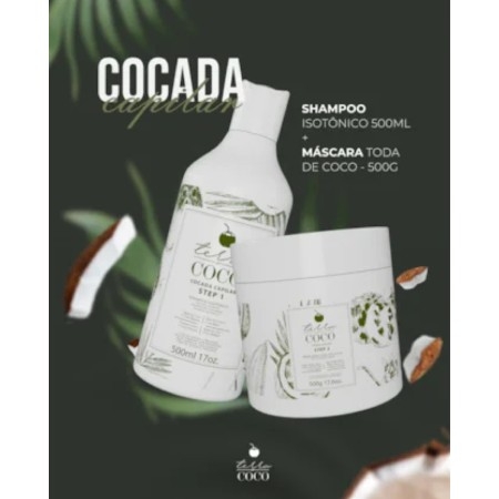 Combo Shampoo Isotônico 1L e Máscara Toda de Coco 1Kg - Terra Coco - 8% OFF thumbnail