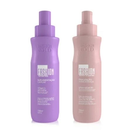 Combo 100Tímetros Tônico Antiqueda Capilar 150ml + Spray Memory 150ml - Fashion Gold - 30% OFF thumbnail