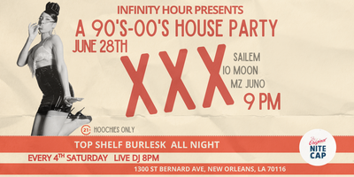 7/26 XXX House Party: Am 80's-90's Hoochie Burlesque Club thumbnail