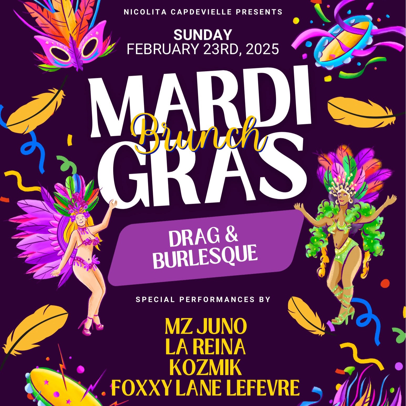 2|23 Mardi Gras Brunch | House of Blues thumbnail