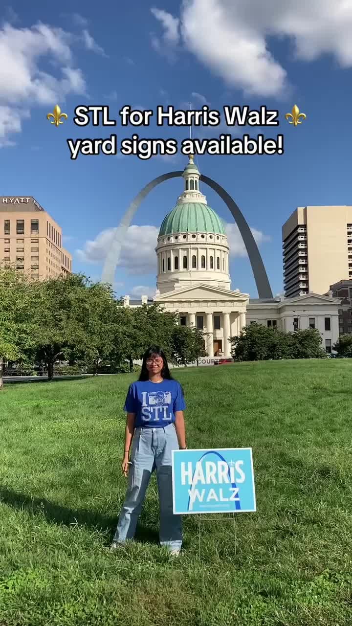 ⚜️ STL for Harris Walz! ⚜️ Get your yard sign on our website shop TODAY before they sell out! You know where the link is