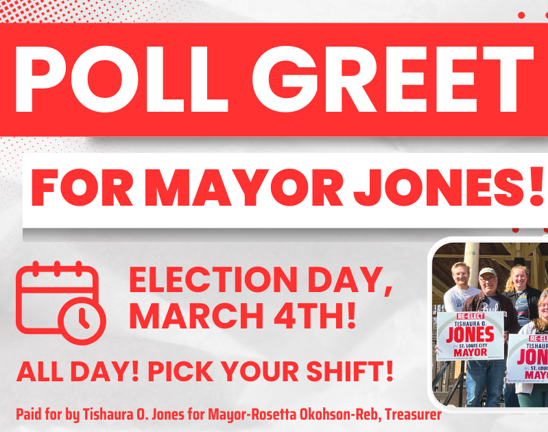 POLL GREET FOR MAYOR JONES thumbnail