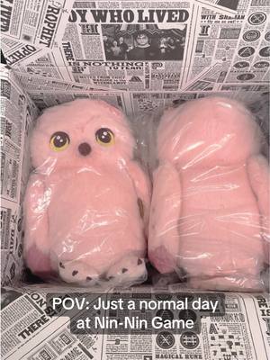 A little bit of spring magic just arrived 🌸🦉 We just received this beautiful Harry Potter Sakura Owl Plush (Japan- exclu